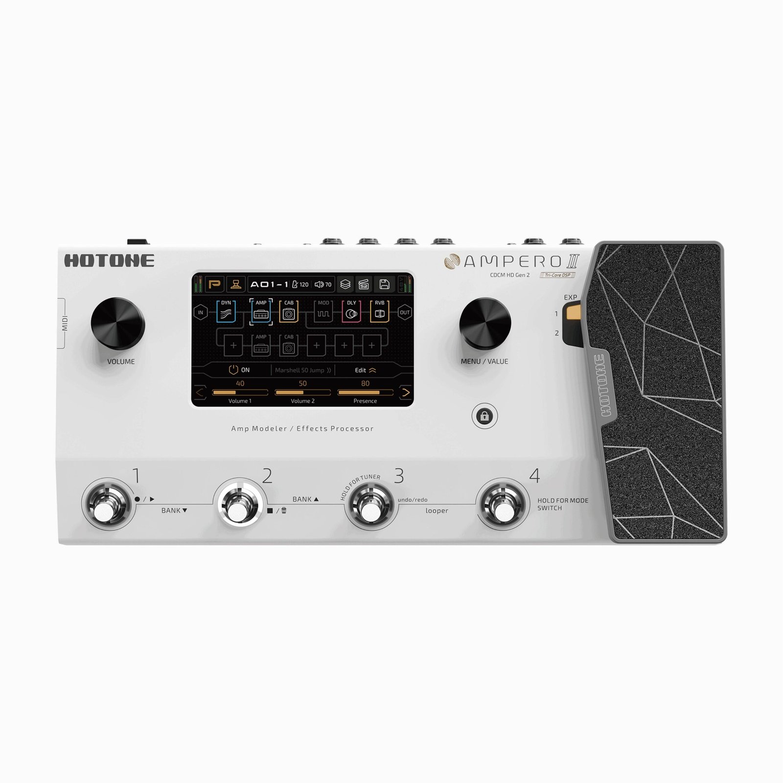 Hotone Ampero II 旗艦款 綜合效果器 主唱 吉他 貝斯皆可用!