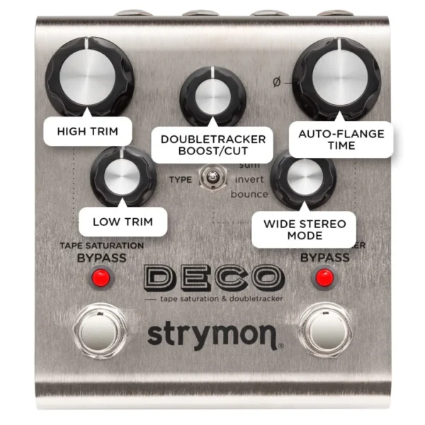 Strymon | DECO | 磁帶飽和 × 雙軌延遲 × 復古錄音質感