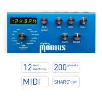 Strymon | Mobius | 十二種調變引擎 × 200 組預設 × Pre/Post 雙路切換