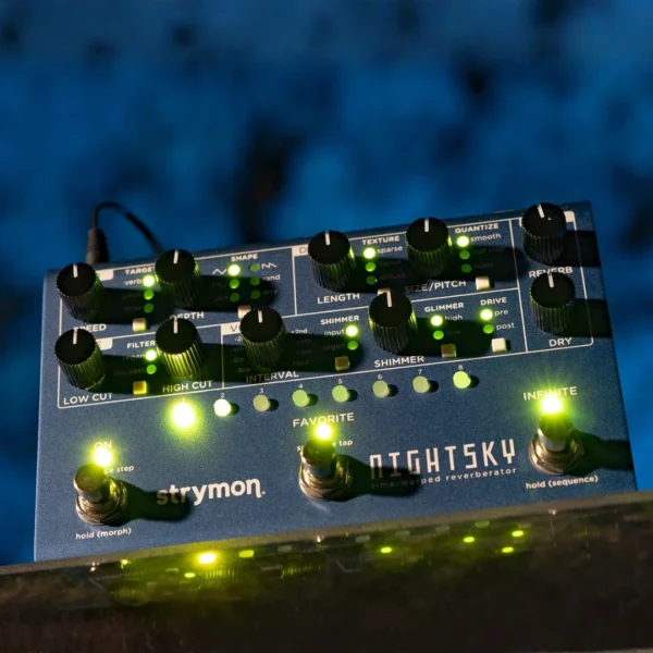 nighsky-led Strymon | NightSky Time-Warped Reverberator | 合成殘響 × 時域變速器