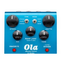 ola-knobs Strymon | Ola | dBucket 類比合唱 × Vibrato × 三動態模式