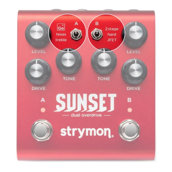sunset-channel Strymon | Sunset | 雙通道過載 × 經典六電路