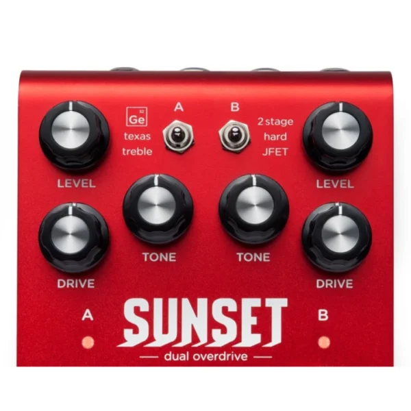 sunset-knobs Strymon | Sunset | 雙通道過載 × 經典六電路
