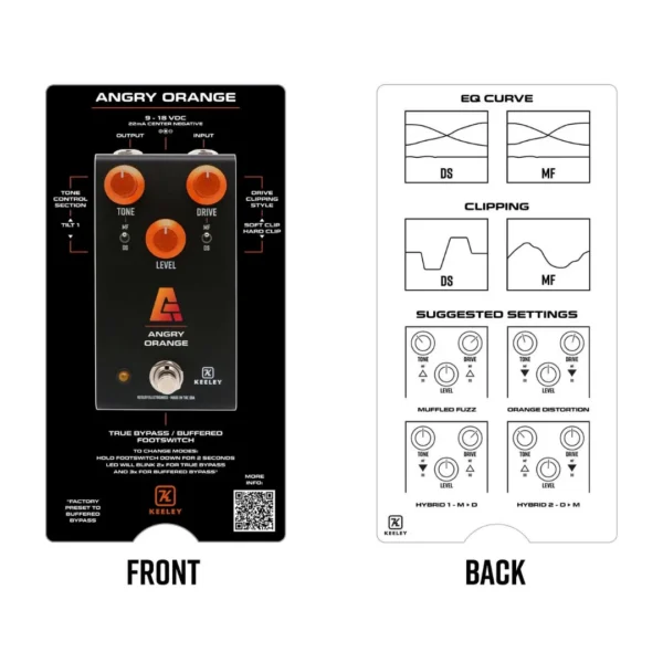 keeley_angry_orange-13 Keeley Electronics | Angry Orange Distortion and Fuzz 破音效果器|4 合 1 類比失真與 Fuzz 音色