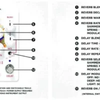 keeley_caverns-4 Keeley Electronics | Caverns Delay Reverb V2 雙效果器|650ms Delay 與三種殘響模式