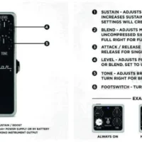 Keeley Electronics | Compressor Plus 壓縮效果器｜Blend、Tone 與單雙線圈切換