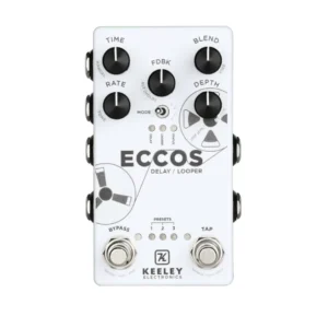 Keeley Electronics | ECCOS Delay Looper 延遲循環效果器｜真立體聲磁帶延遲與 Looper 工作站