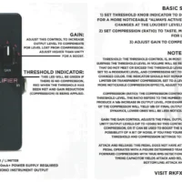 Keeley Electronics | Compressor GC-2 Limiting Amplifier 壓縮效果器｜錄音室等級透明壓縮與 Limiter 控制