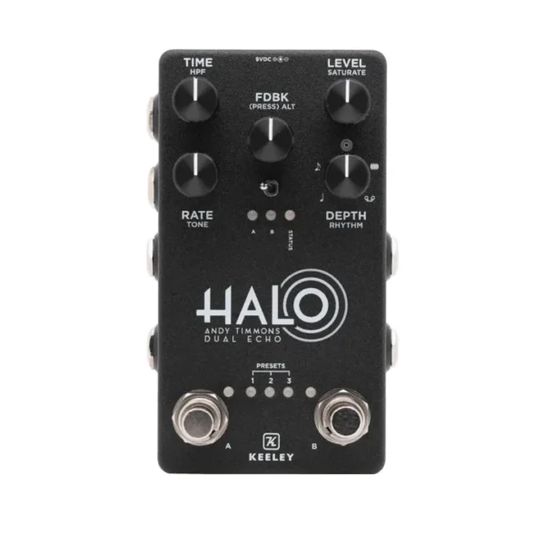 Keeley Electronics | Halo Andy Timmons Dual Echo 延遲效果器｜雙延遲節奏與 8 組預設