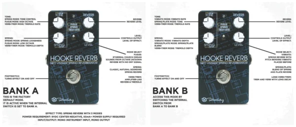 keeley_hooke-3 Keeley Electronics | Hooke Spring Reverb 殘響效果器|Spring Reverb、Trem-n-Verb 與 Fugue 模式