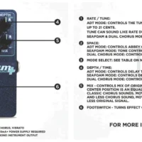 keeley_seafoam-3 Keeley Electronics | Seafoam Plus Chorus 合唱效果器|True Chorus、ADT 與 Guitar / Bass 雙模式
