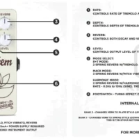 Keeley Electronics | VoT Eddie Heinzelman Verb o Trem 殘響顫音效果器｜Spring、Plate 與三種 Tube Amp 風格顫音