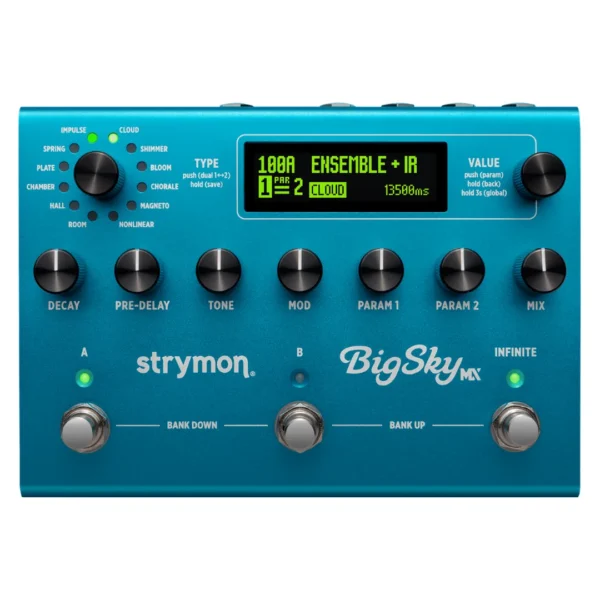 bigskyMX-2 Strymon | BigSky MX | 雙引擎殘響 × 次世代音場核心