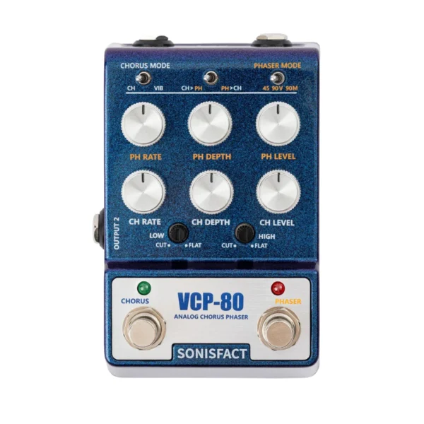 Sonisfact | VCP-80 模擬調變效果器 | Phaser 與 BBD Chorus 雙模式