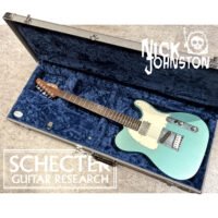 SCHECTER USA Custom Shop Nick Johnston Signature PT Teal Green Metallic Aged Nitro 美廠電吉他