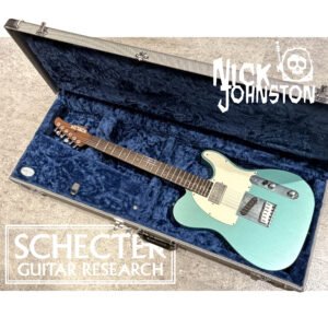 SCHECTER USA Custom Shop Nick Johnston Signature PT Teal Green Metallic Aged Nitro 美廠電吉他