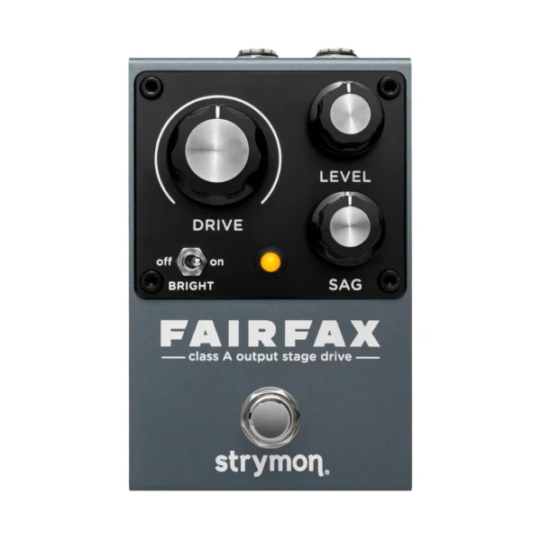 fairfax-1 Strymon | FAIRFAX 全類比 Drive 效果器 | 類真空管音箱電路與可變 Sag 控制
