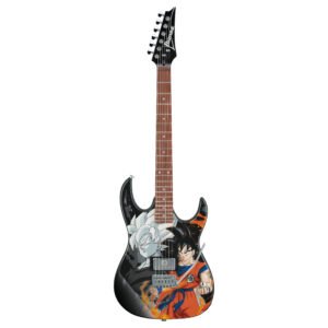 吉他網圖_工作區域 1 複本 3 【2027年初預售】Ibanez x DRAGON BALL Z 七龍珠Z聯名款電吉他|悟空 超級賽亞人 電吉他